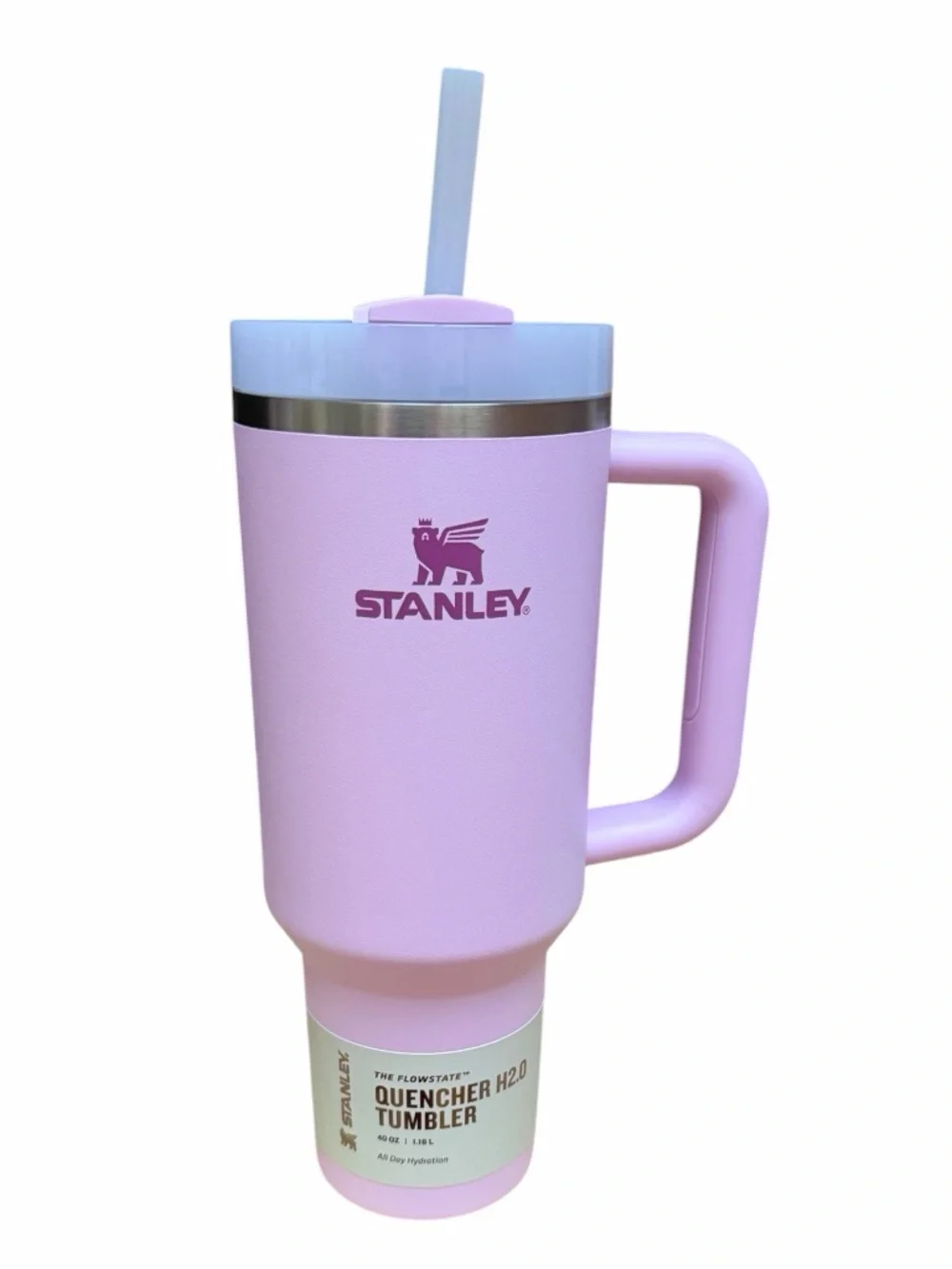 Stanley Quencher H2O Flowstate 40oz. Insulated Tumbler with Handle and Straw NWT - Picture 3 of 3